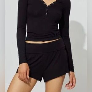 New Women’s black garage shorts.